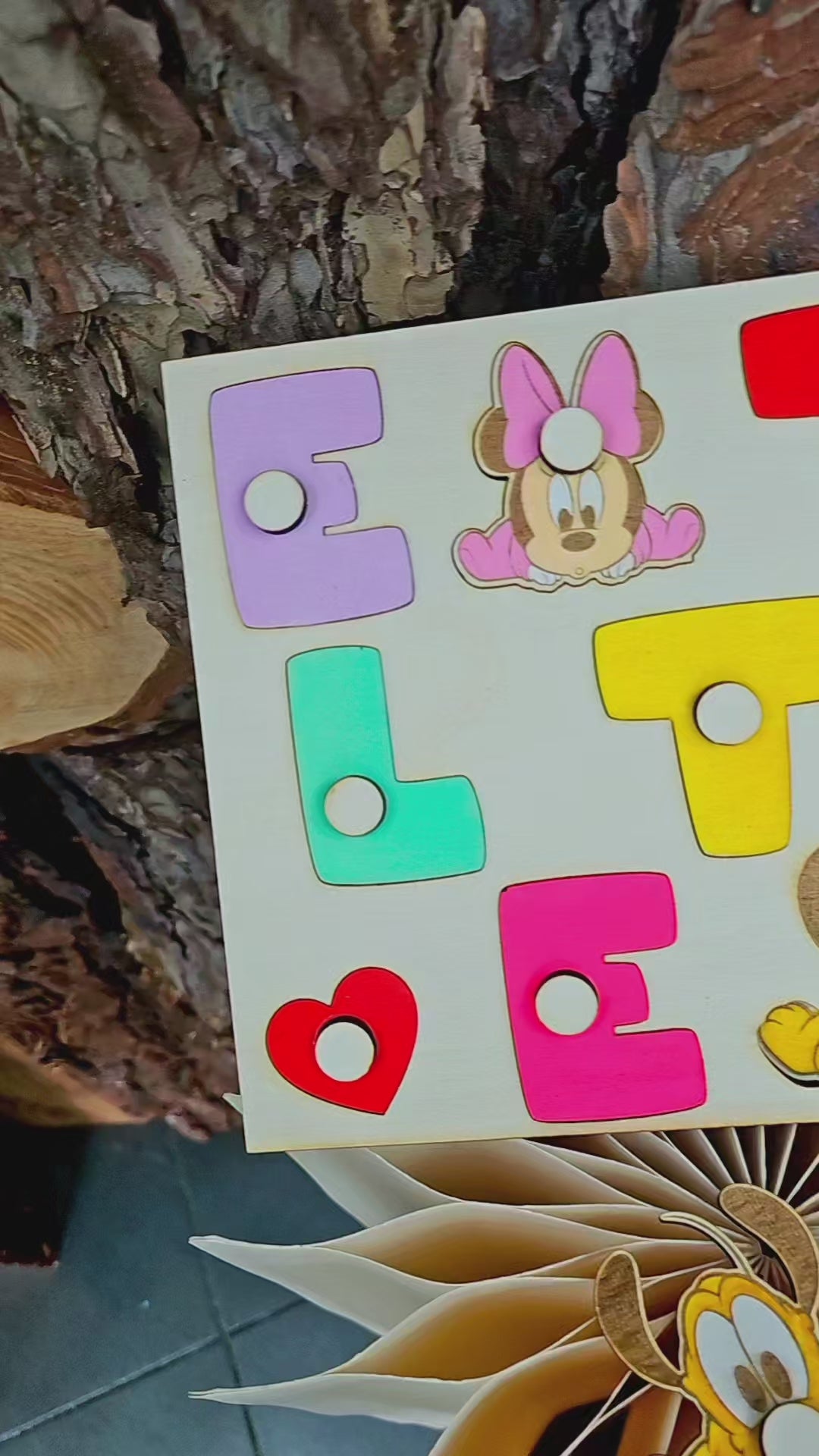 Gioco montessoriano Lettere Magiche