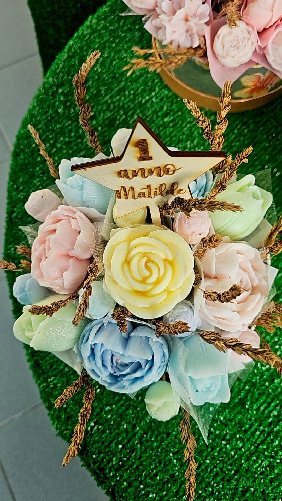 Bouquet fiori in cera