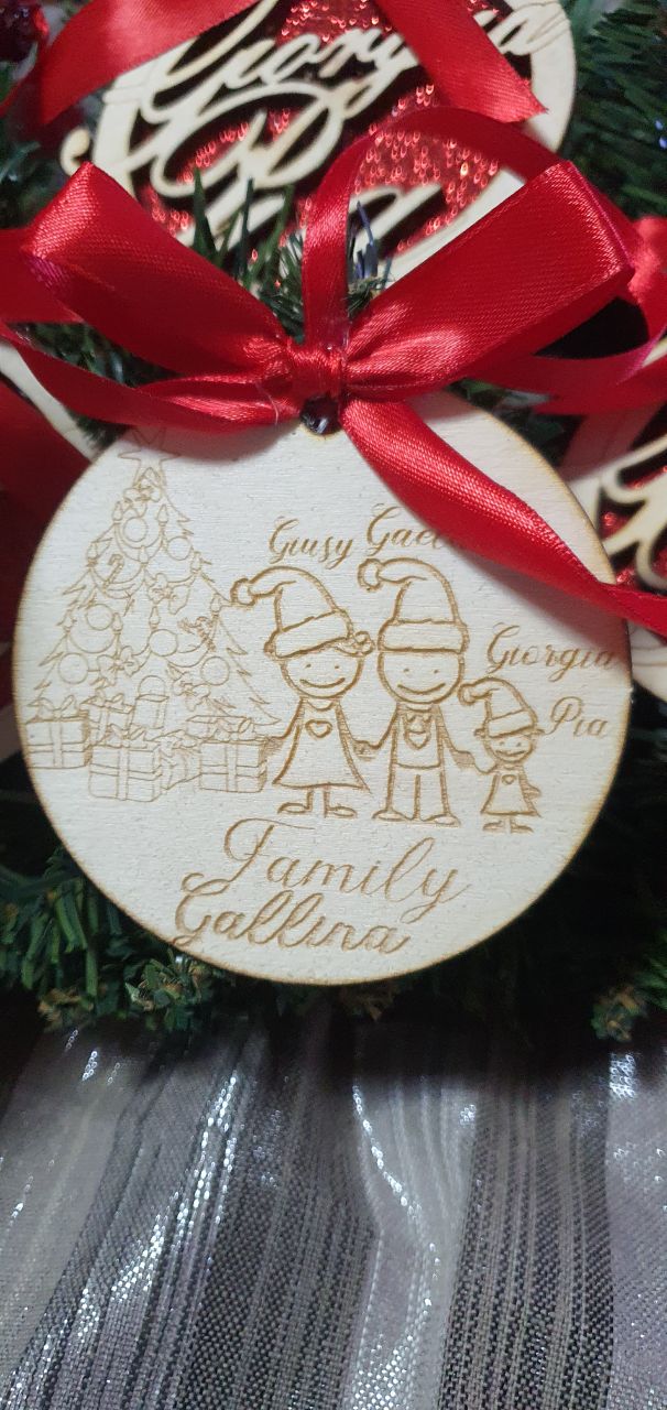 Palline di Natale Family