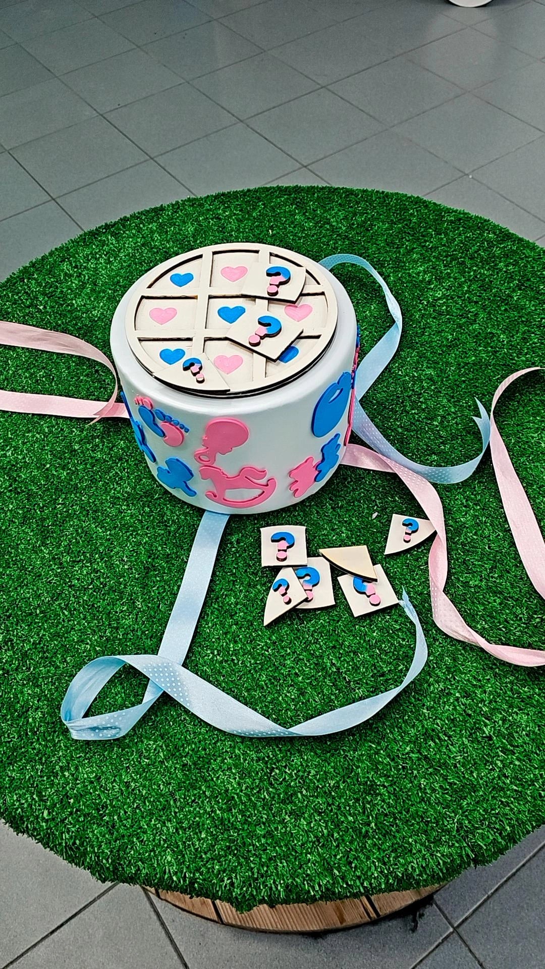 Torta scenografica SaràLeiSaràLui