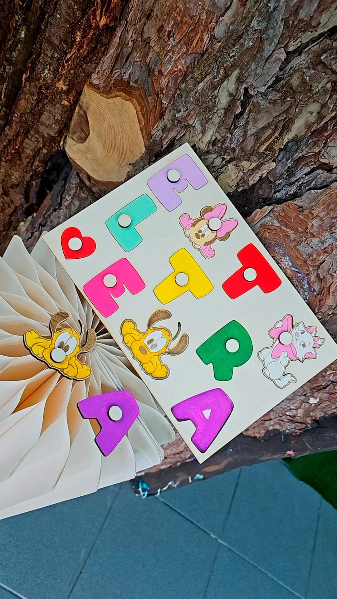 Gioco montessoriano Lettere Magiche