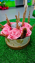 Bouquet fiori di raso