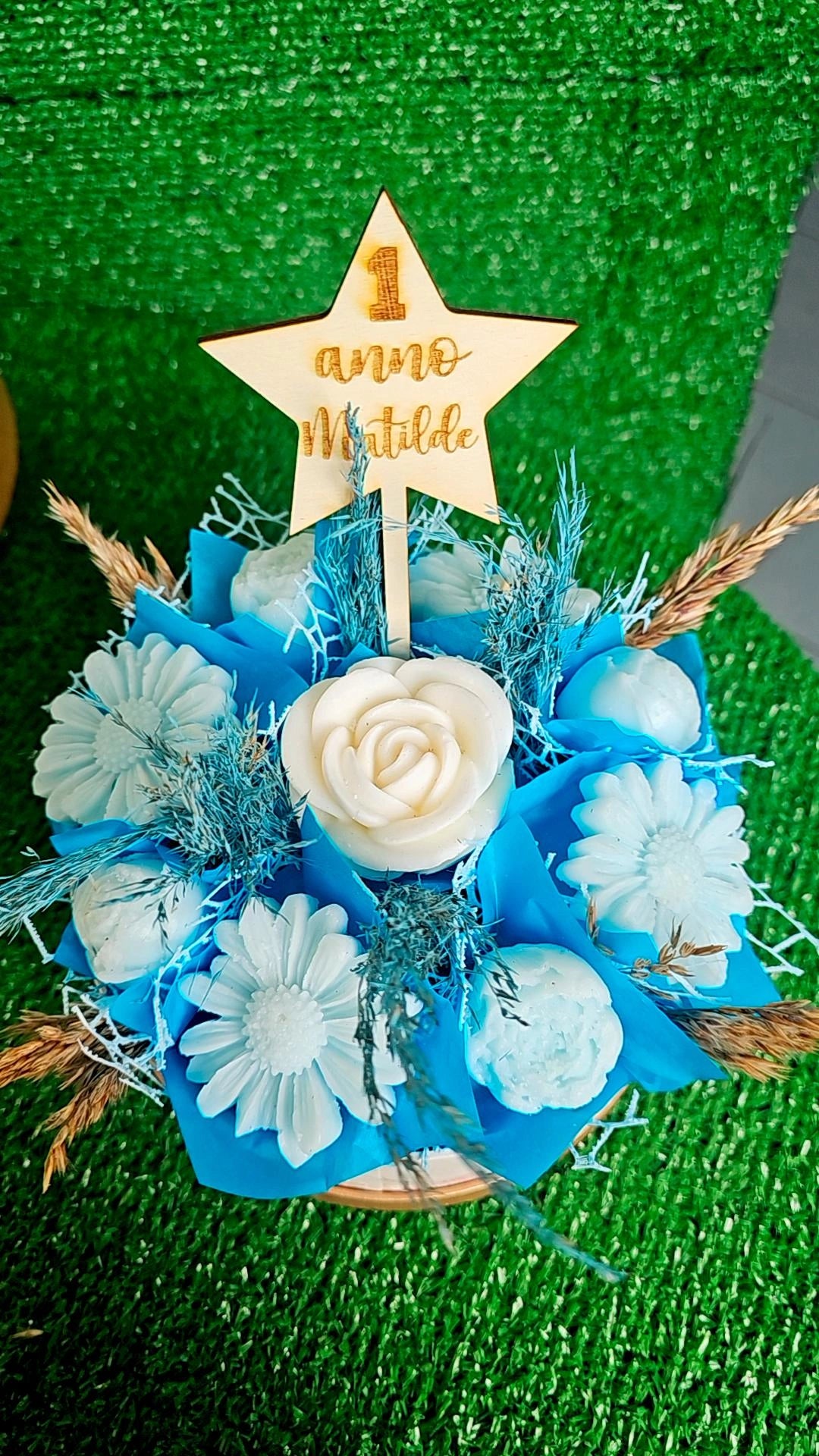 Bouquet fiori in cera