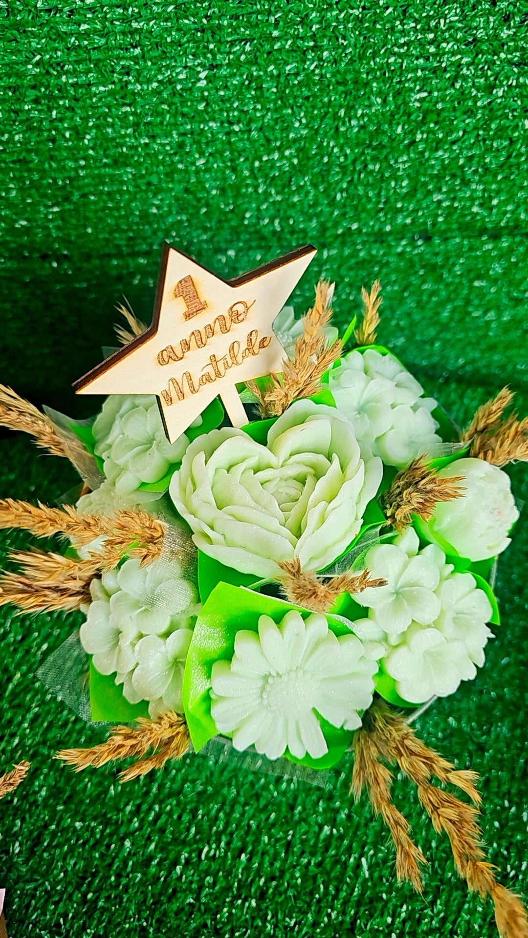 Bouquet fiori in cera