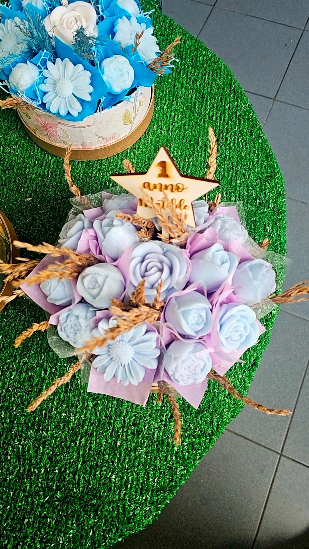 Bouquet fiori in cera